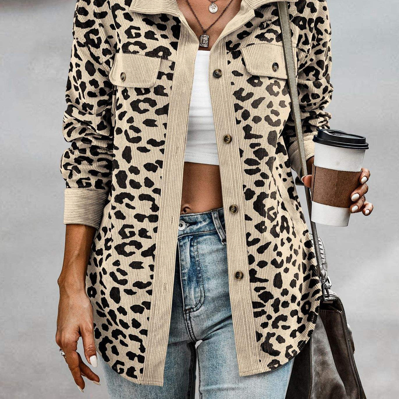 Fantasy-Jacke mit Tiger-Print