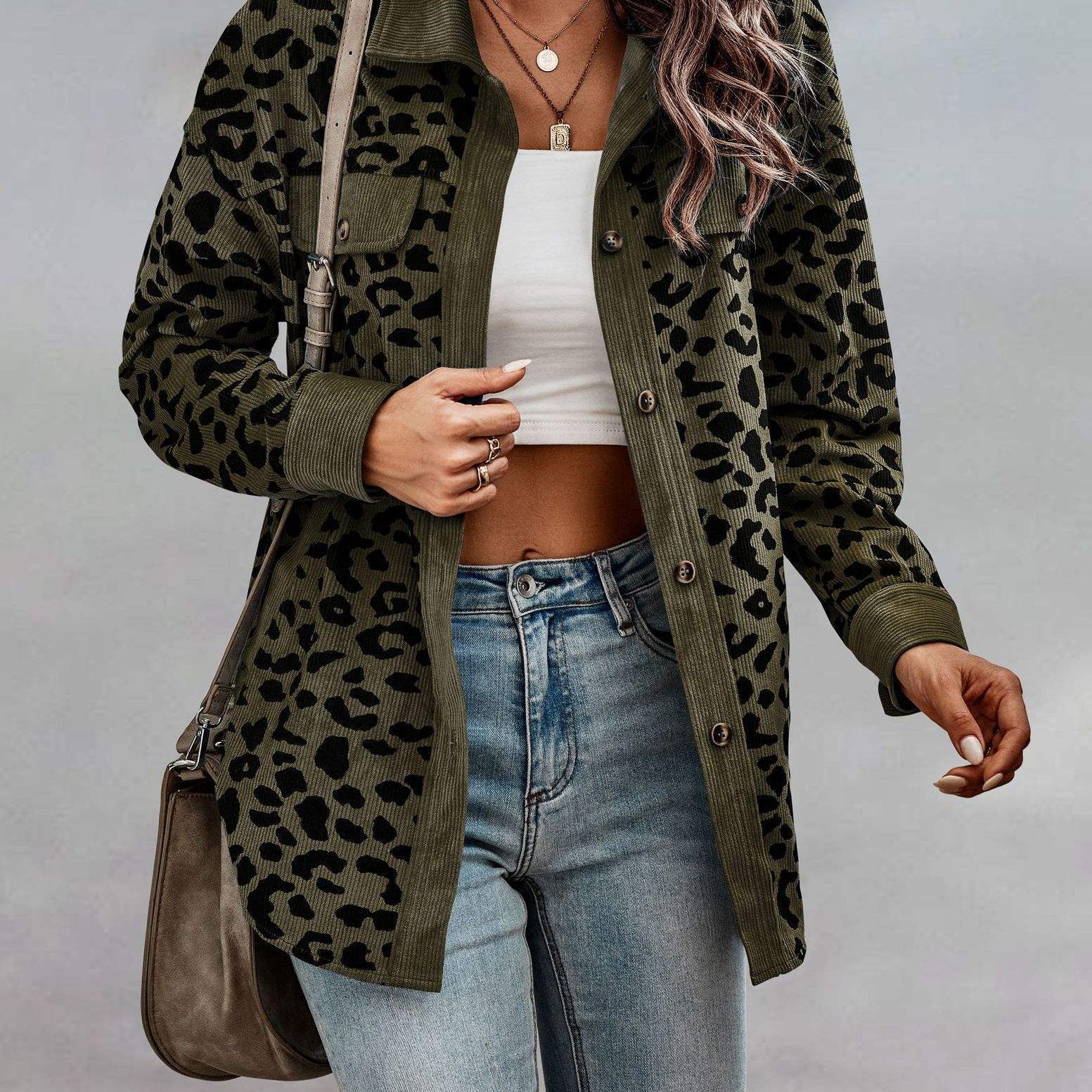 Fantasy-Jacke mit Tiger-Print