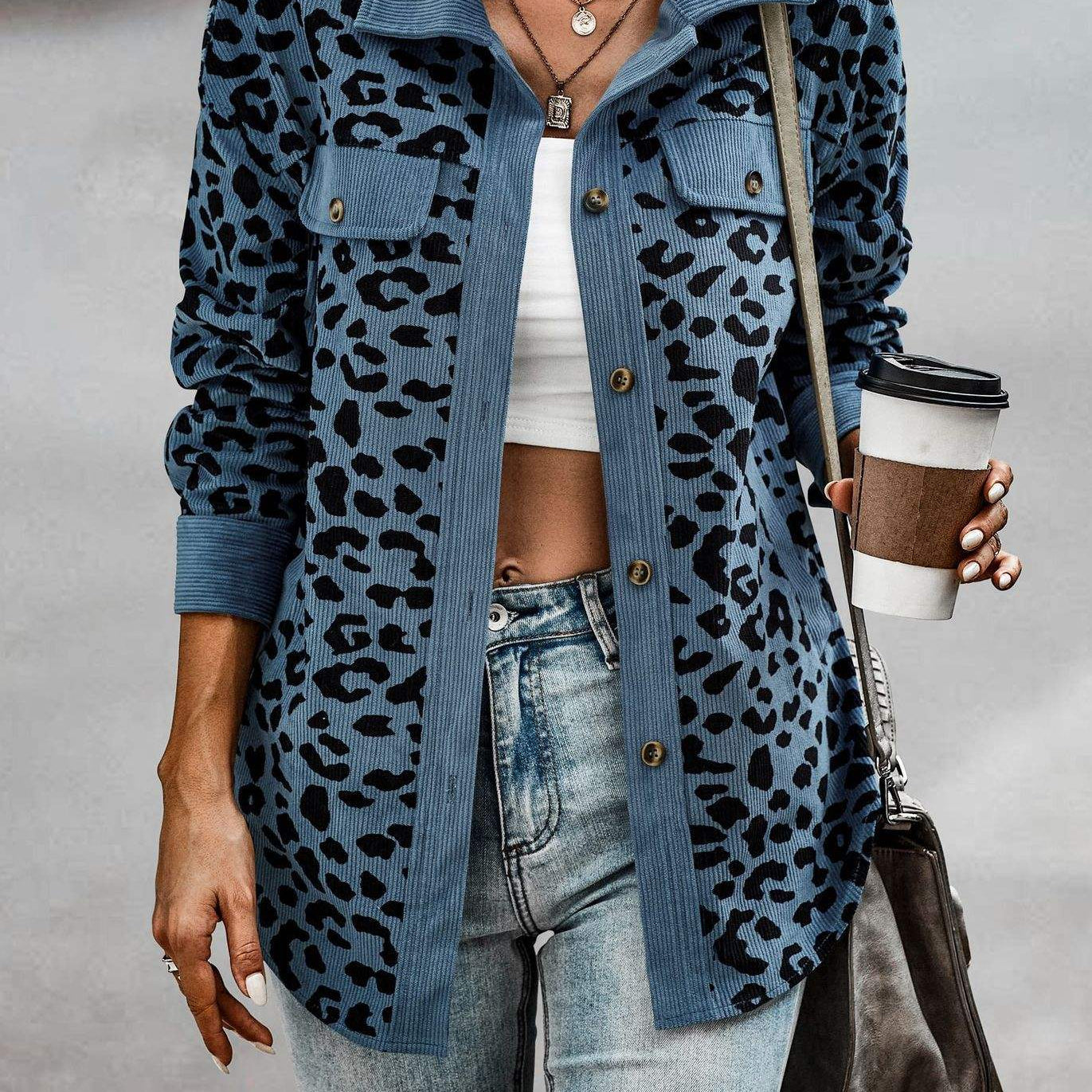 Fantasy-Jacke mit Tiger-Print